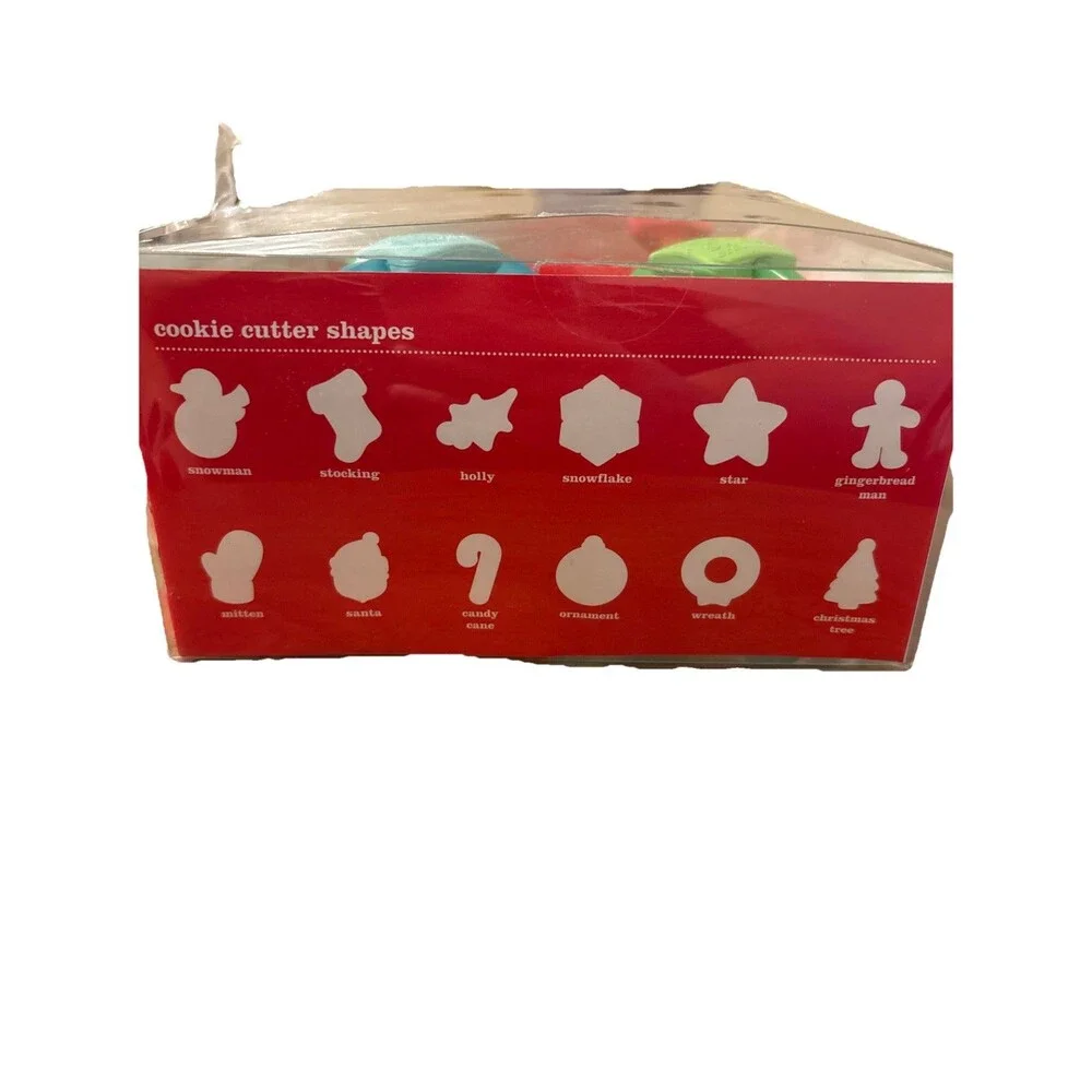 Sweet Creations Plastic Holiday Cookie Cutters With Soft Grip by Good Cook 11 Ct
